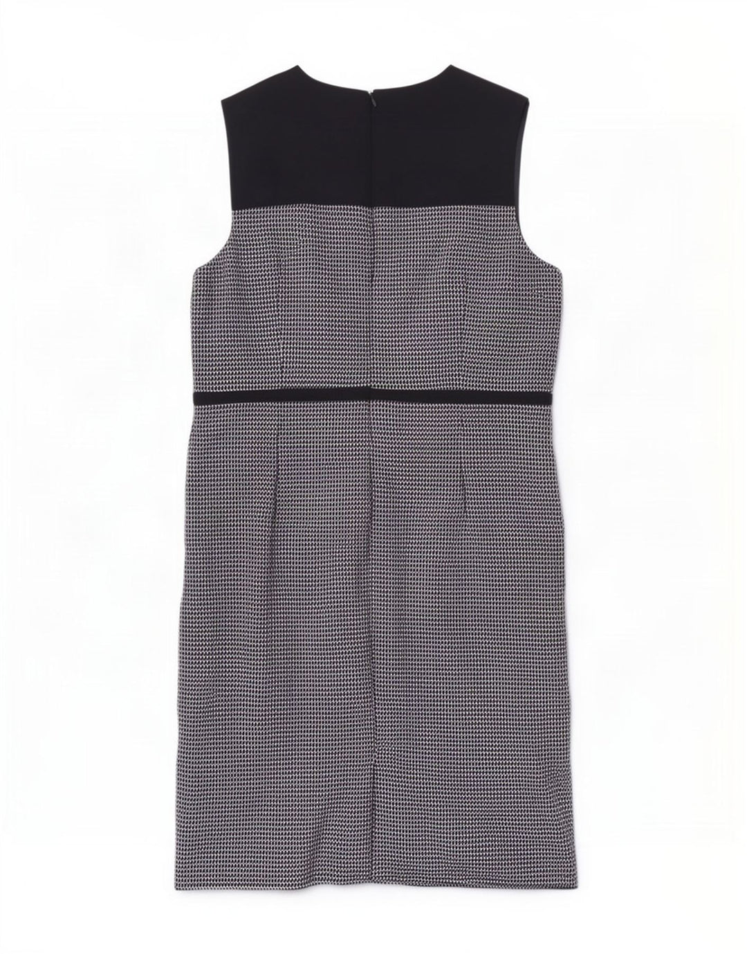 Hobbs Robe fourreau sans manches pour femme UK 18 XL Noir à carreaux Polyester