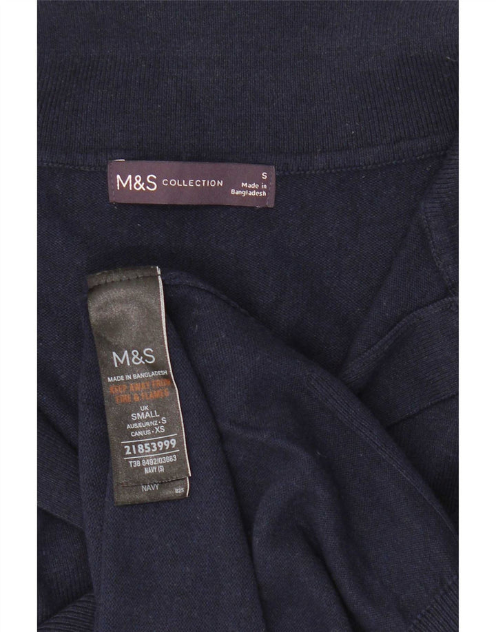 Marks & Spencer Débardeur pour femme UK 10 Small Bleu marine Polyester