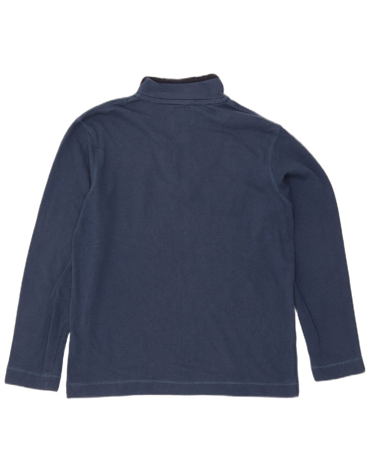 JOULES Pull Sweat Col Zippé Homme Bleu Marine Moyen Coton
