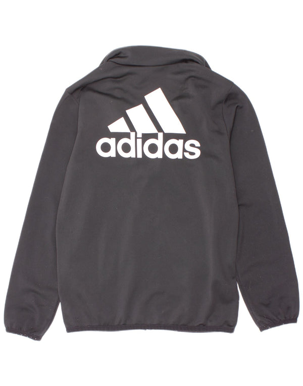Adidas Veste de survêtement graphique pour garçon 7-8 ans Noir Polyester