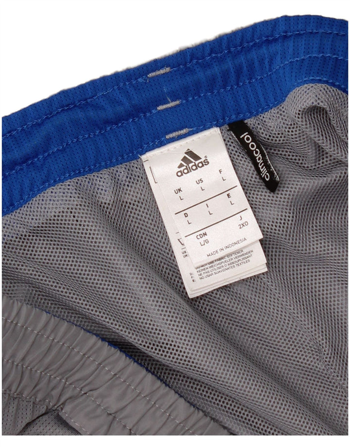 Adidas Short de sport pour homme Large Gris Polyester