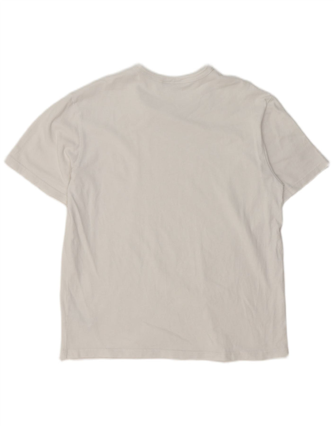 ZARA Homme T-Shirt Top Medium Blanc Coton
