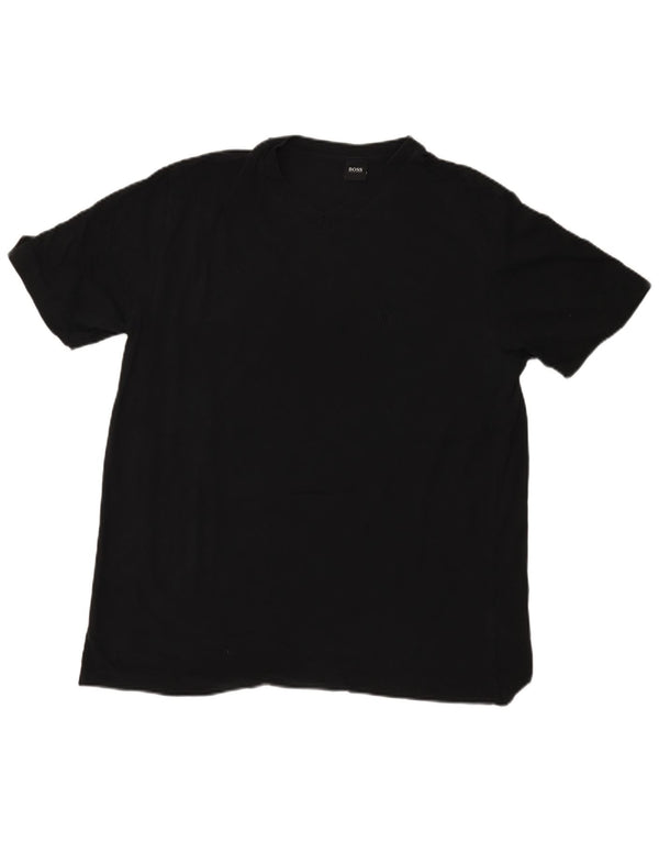 Hugo Boss T-Shirt Homme Top 2XL Coton Noir