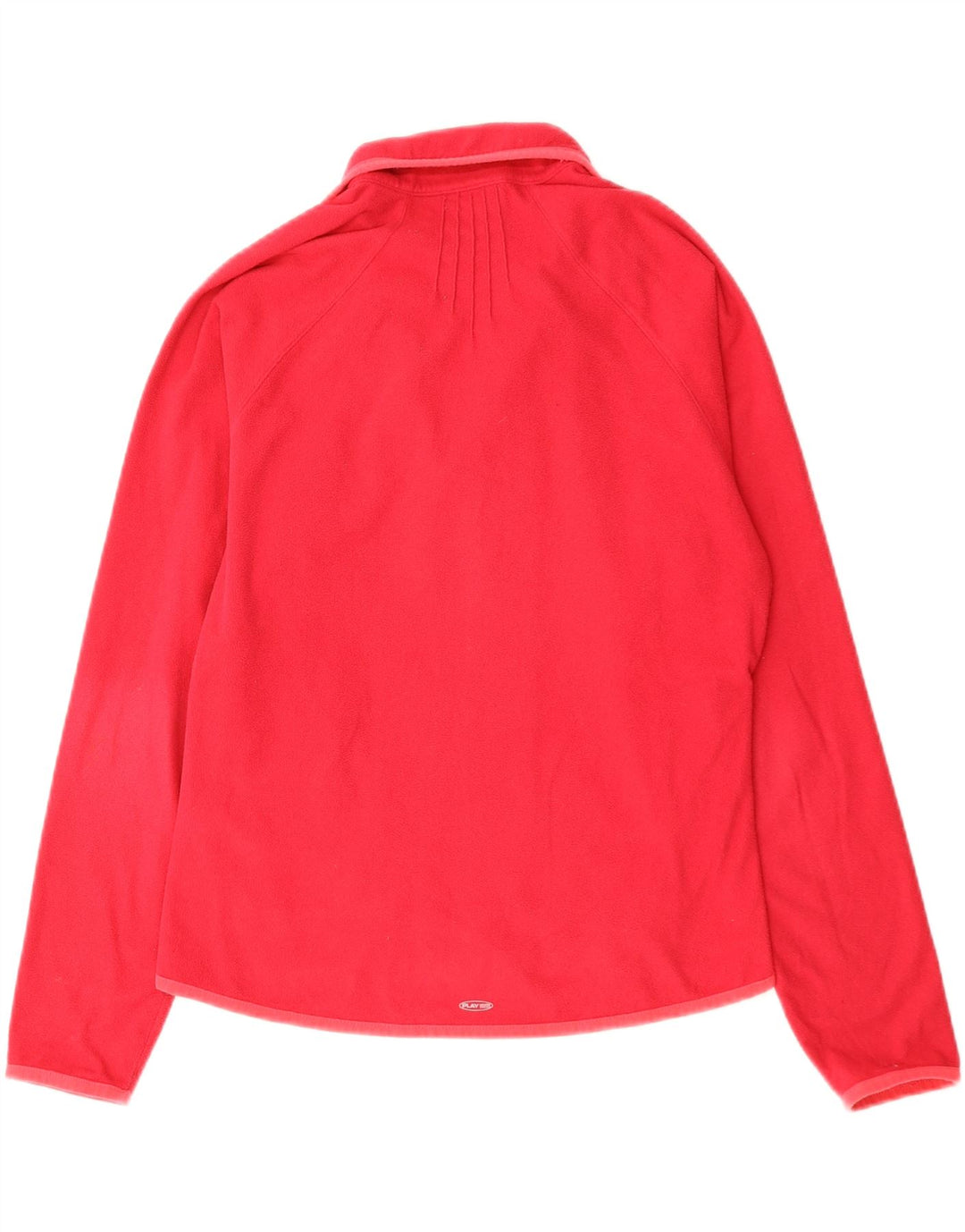 REEBOK Veste Polaire Femme UK 10 Small Rouge Polyester