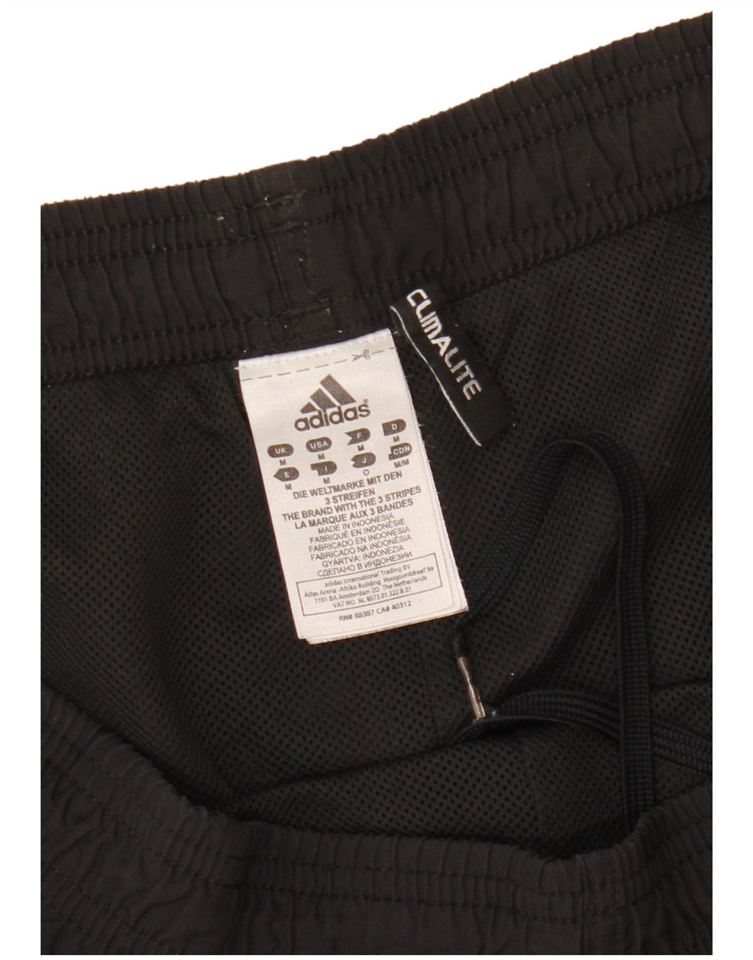 Adidas Short de sport Climalite Homme Noir Moyen Polyester