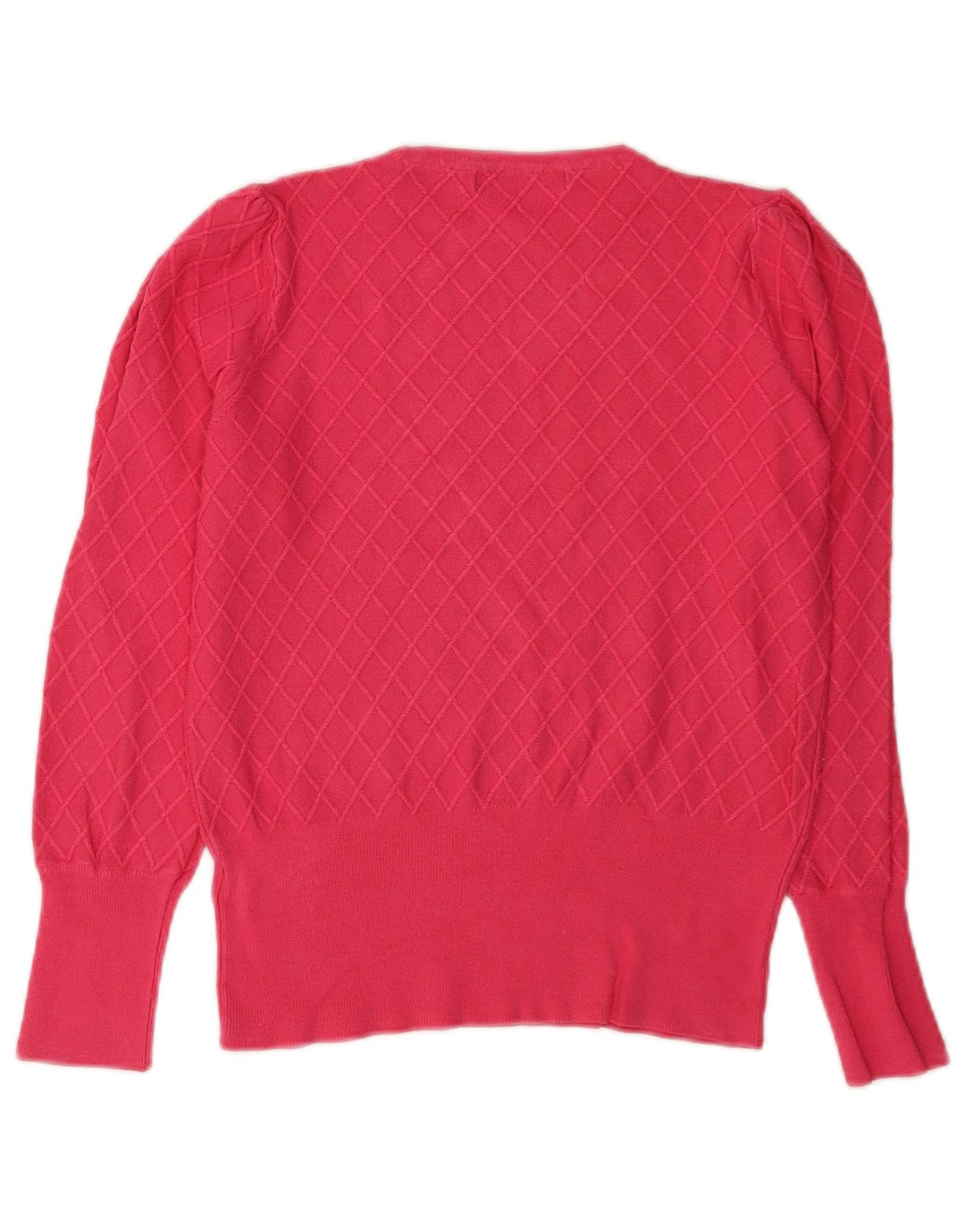 Marks & Spencer Pull à col rond coupe régulière pour femme UK 8 Small Rouge