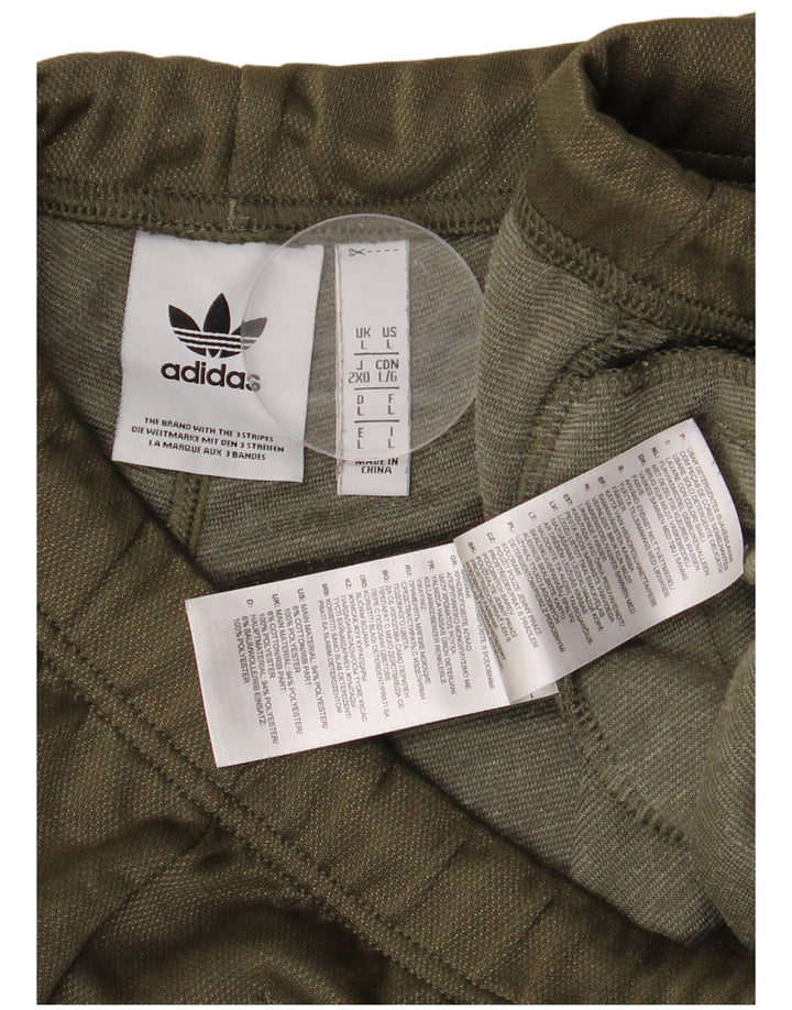 Adidas Short de sport pour homme Large Kaki Polyester