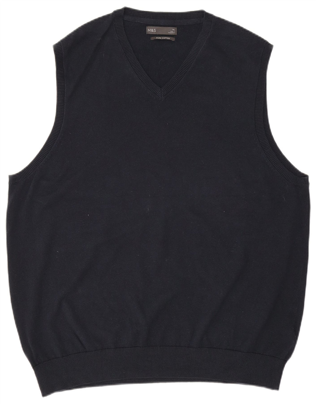 Marks & Spencer Débardeur Homme XL Bleu Marine Coton