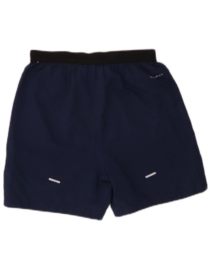 Short de sport Nike Dri Fit garçon 13-14 ans bleu marine polyester