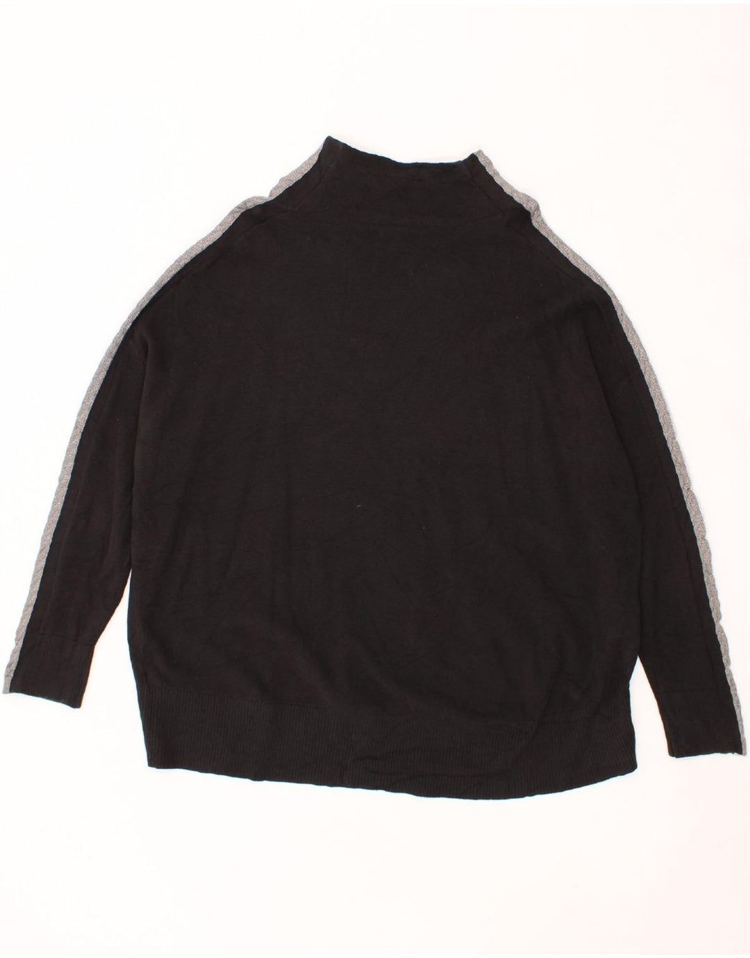 TOMMY HILFIGER Womens Turtle Neck Jumper Sweater UK 14 Medium Black Vintage Tommy Hilfiger and Second-Hand Tommy Hilfiger from Messina Hembry 
