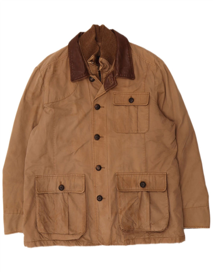 Marlboro Classics Veste utilitaire pour homme EU 54 2XL Marron Coton