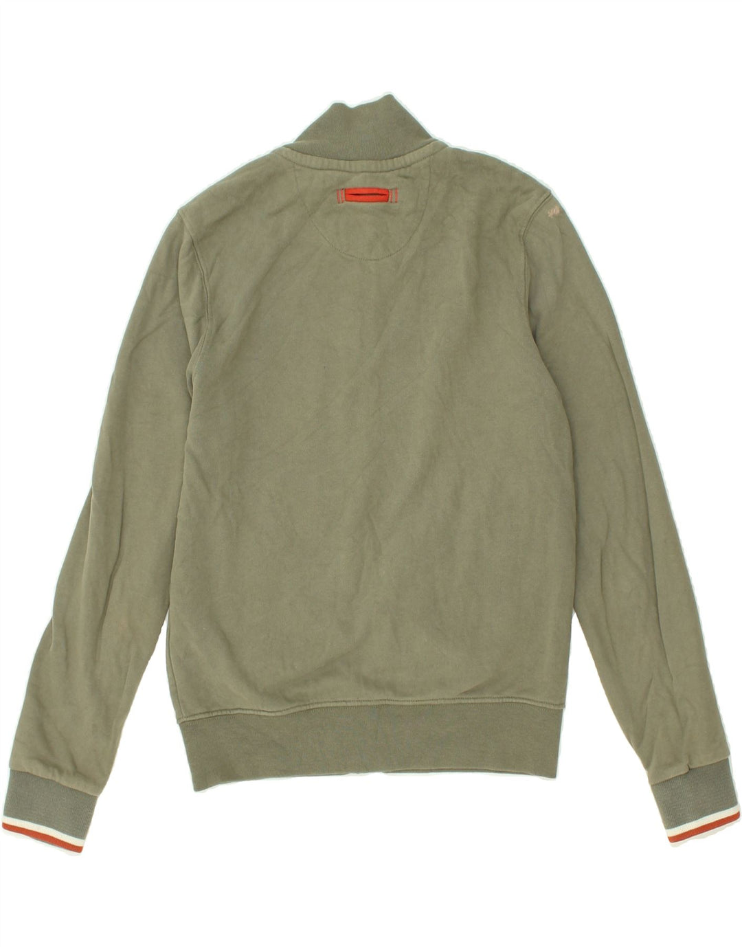 BLAUER Mens Graphic Cardigan Sweater Small Green Cotton | Vintage Blauer | Thrift | Second-Hand Blauer | Used Clothing | Messina Hembry 
