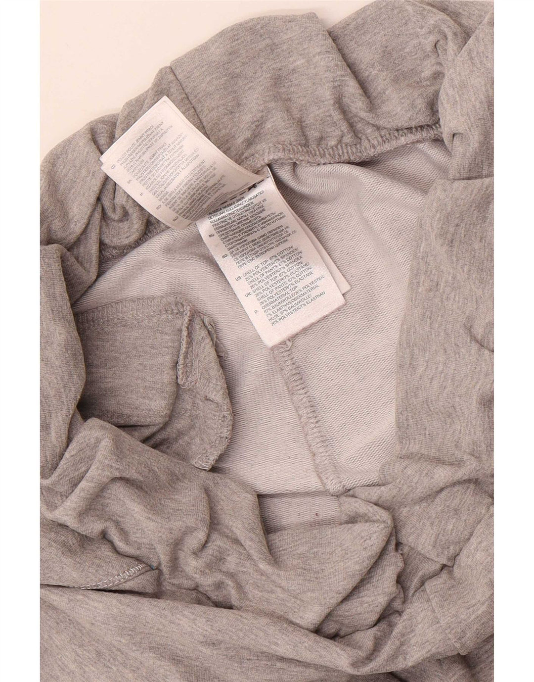 Adidas Pantalon de survêtement pour femme UK 12 Gris moyen Coton
