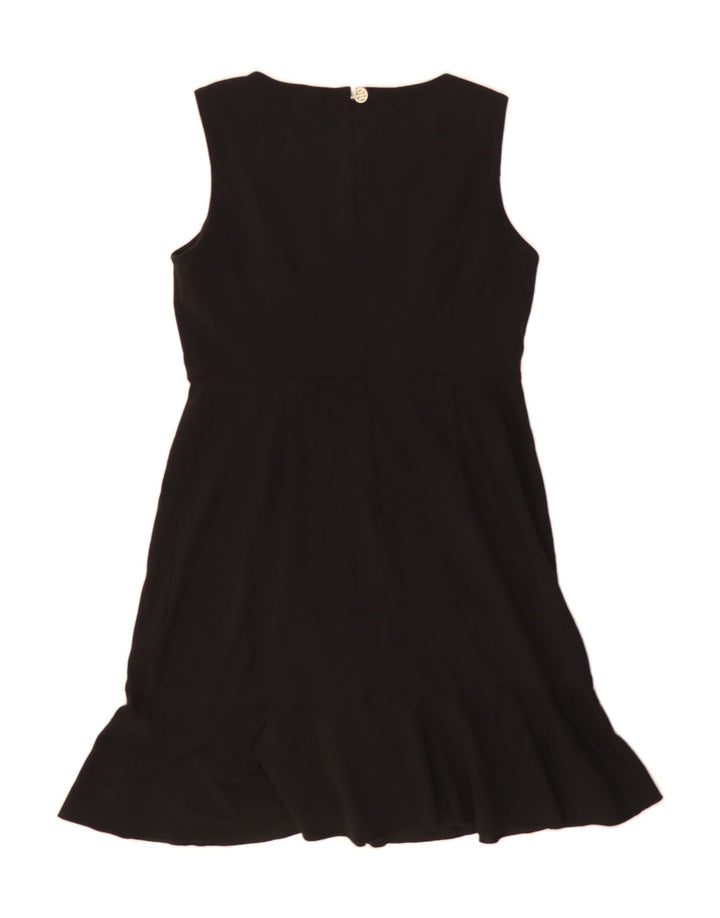 TOMMY HILFIGER Womens Sleeveless A-Line Dress US 12 Large Black Polyester Vintage Tommy Hilfiger and Second-Hand Tommy Hilfiger from Messina Hembry 