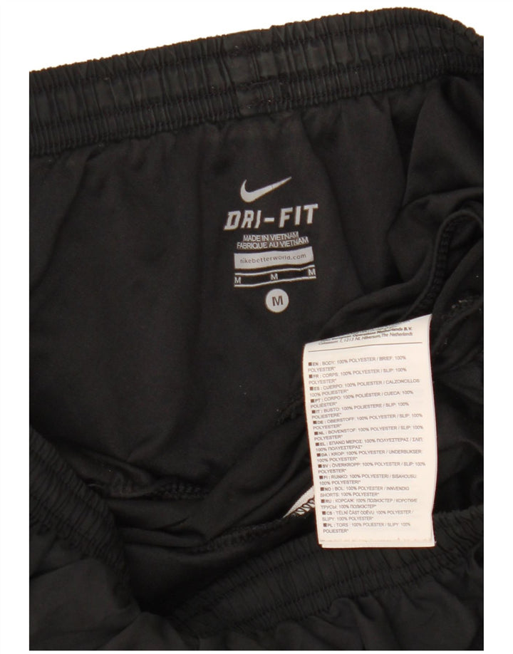 Nike Short de sport Dri Fit pour femme UK 14 Noir moyen Polyester