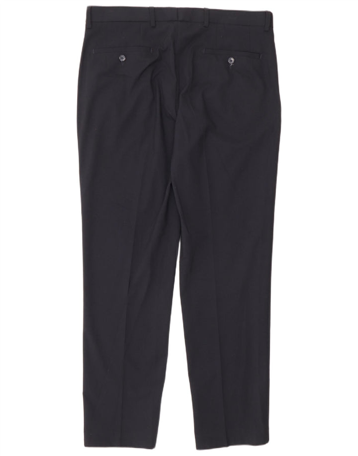 Marks & Spencer Pantalon de costume slim sur mesure pour homme W36 L31 Bleu marine