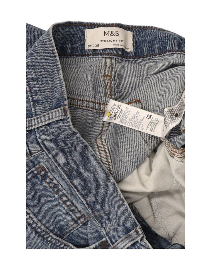 Marks & Spencer Jean droit homme W32 L29 bleu coton