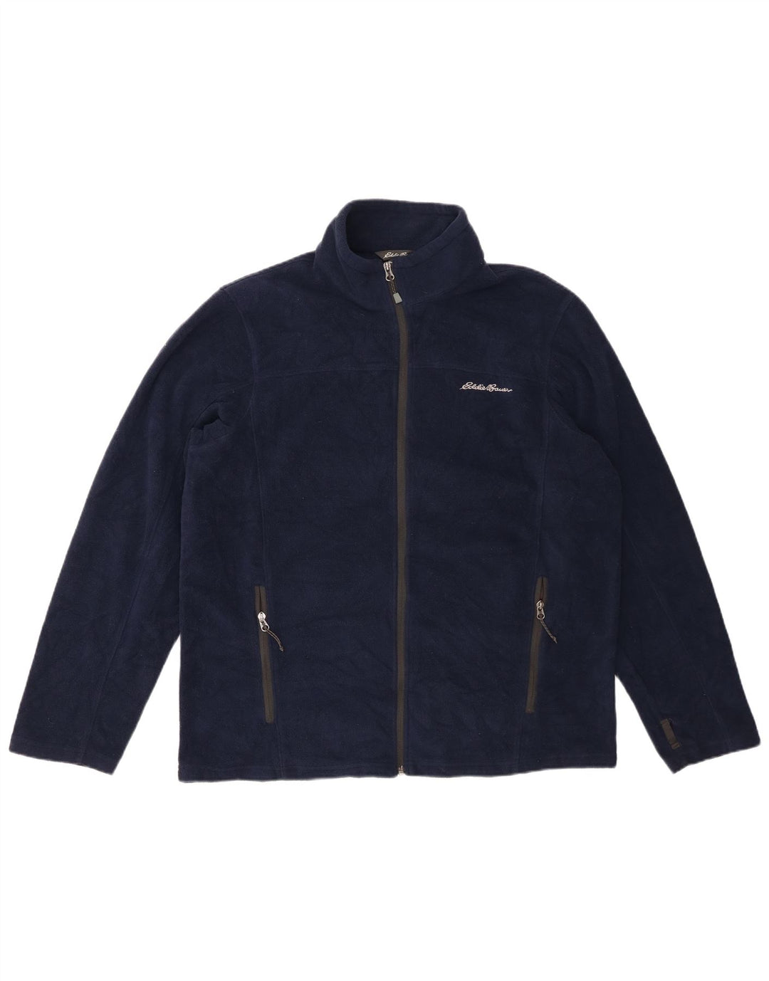 Eddie Bauer Veste polaire pour homme UK 40 Large Bleu marine Polyester