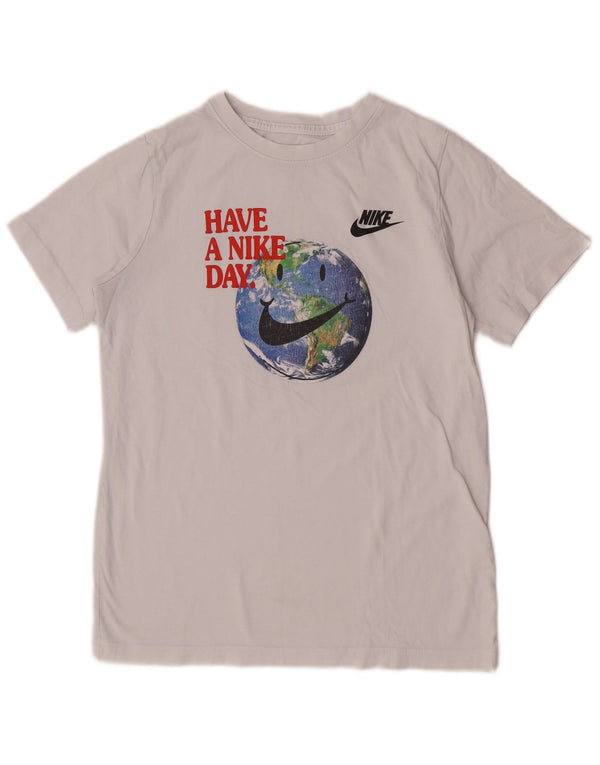 Nike T-shirt graphique pour garçon 13-14 ans XL Blanc