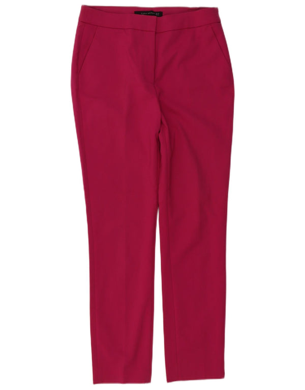 Zara Pantalon Chino Slim Femme EU 38 Small W28 L28 Rose
