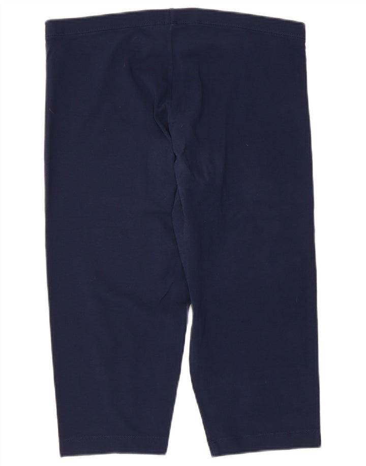 Champion Leggings Capri Femme UK 18 XL Bleu Marine Coton