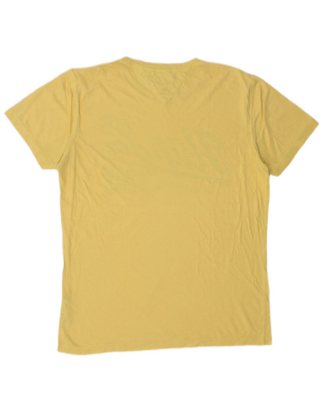 Tommy Hilfiger T-Shirt Graphique Homme Jaune Moyen Coton
