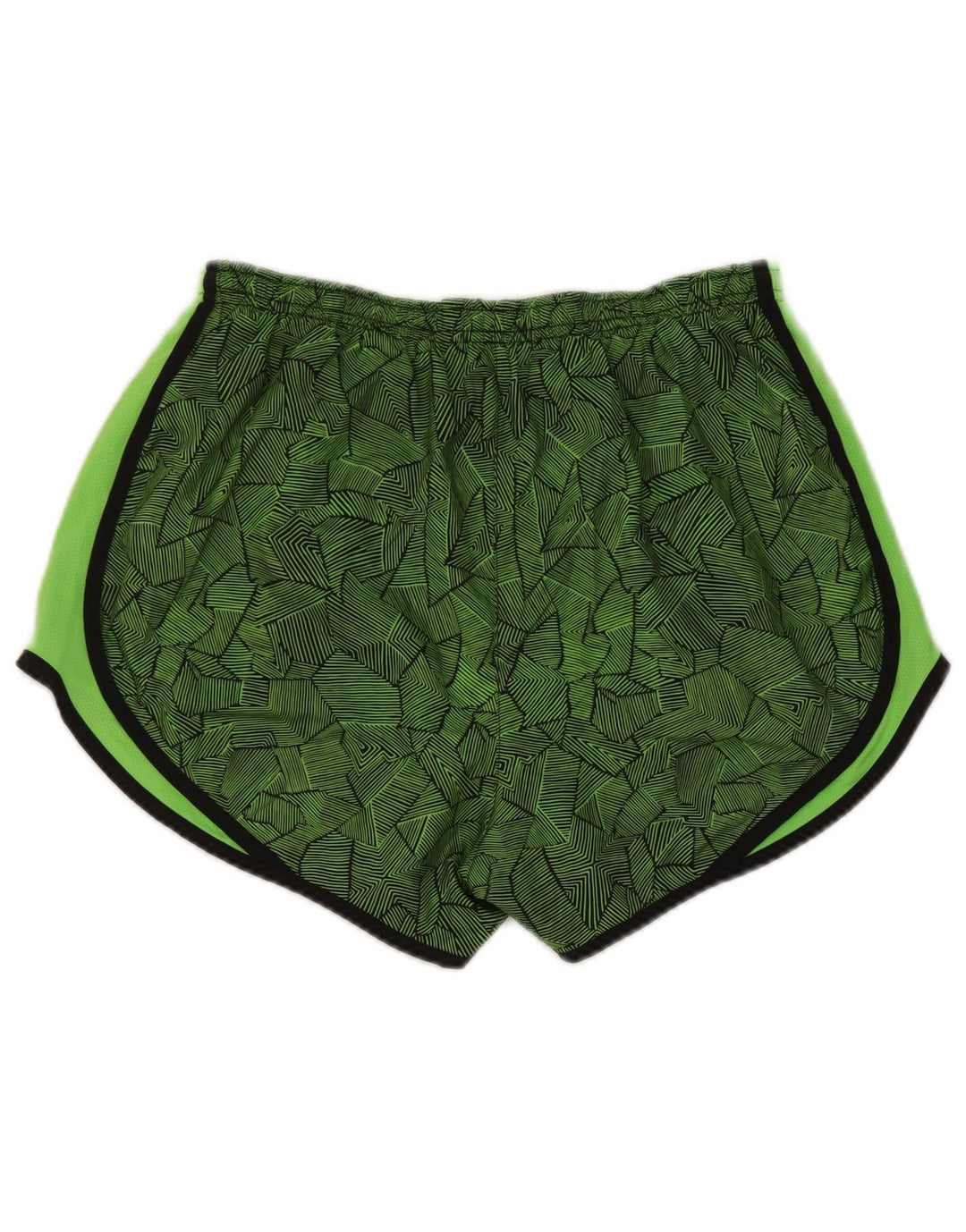 Nike Short de sport Dri Fit pour femme UK 14 Polyester géométrique vert moyen