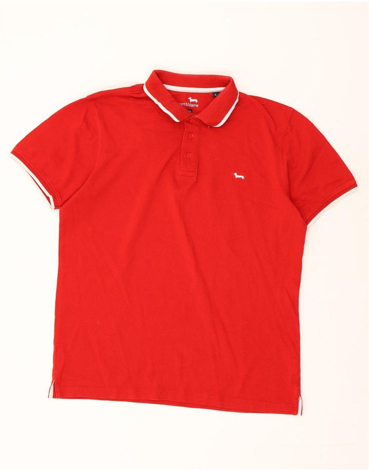 HARMONT & BLAINE Polo Homme Coupe Regular Grand Coton Rouge