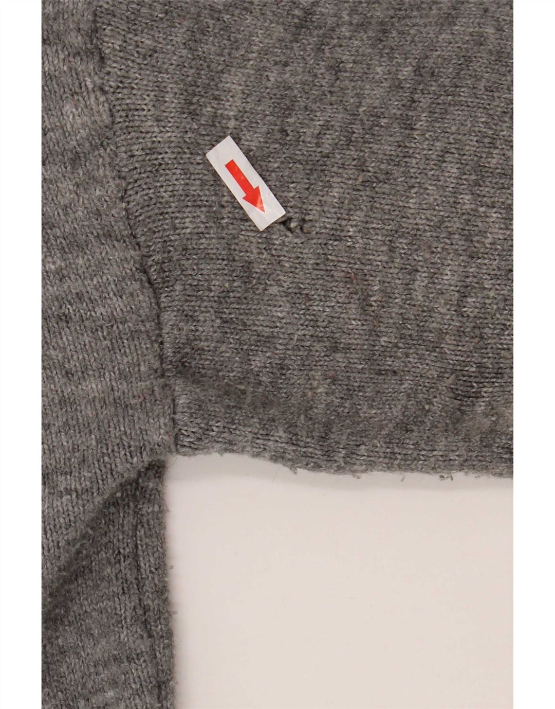 Zara Cardigan surdimensionné pour femme UK 14 Acrylique moucheté gris moyen