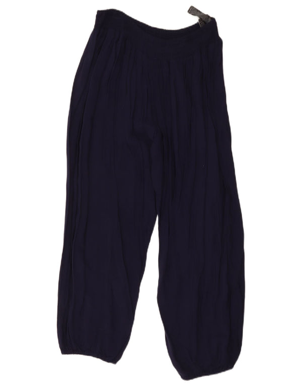 Marks & Spencer Pantalon court de jogging pour femme Large W30 L23 Bleu marine