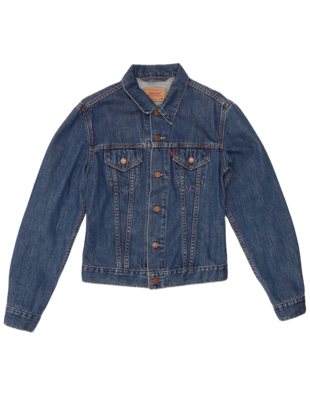 LEVI'S Veste en Jean Fille 10-11 ans Bleu Moyen Coton