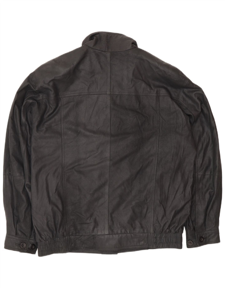 Banjara Veste en Cuir Homme IT 52 XL Cuir Noir