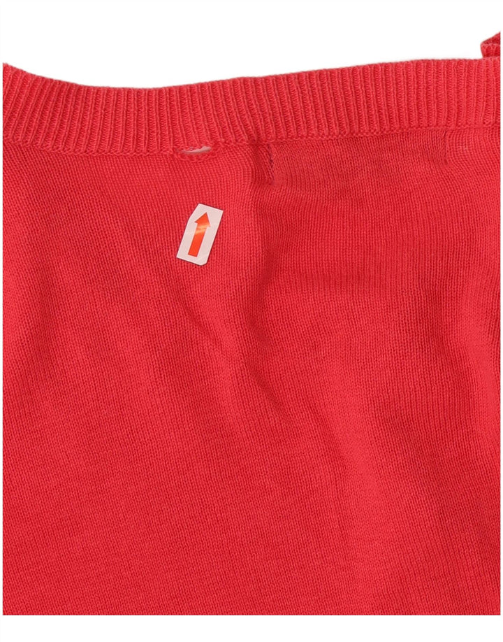 MARKS & SPENCER Pull Cardigan Femme UK 18 XL Coton Rose