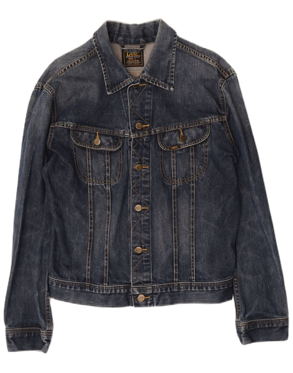 Lee Veste en jean pour homme UK 40 Large Bleu Coton