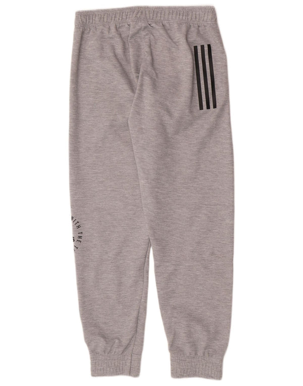 Adidas Pantalon de survêtement graphique pour homme Gris moyen Polyester