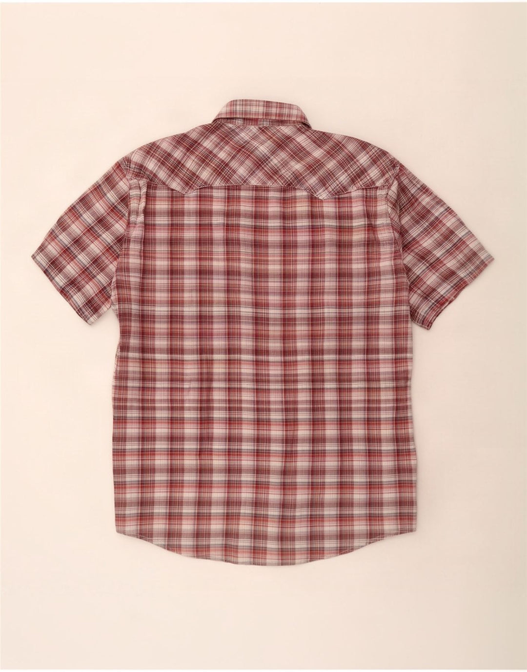 Levi's Chemise à Manches Courtes Homme XL Coton à Carreaux Marron