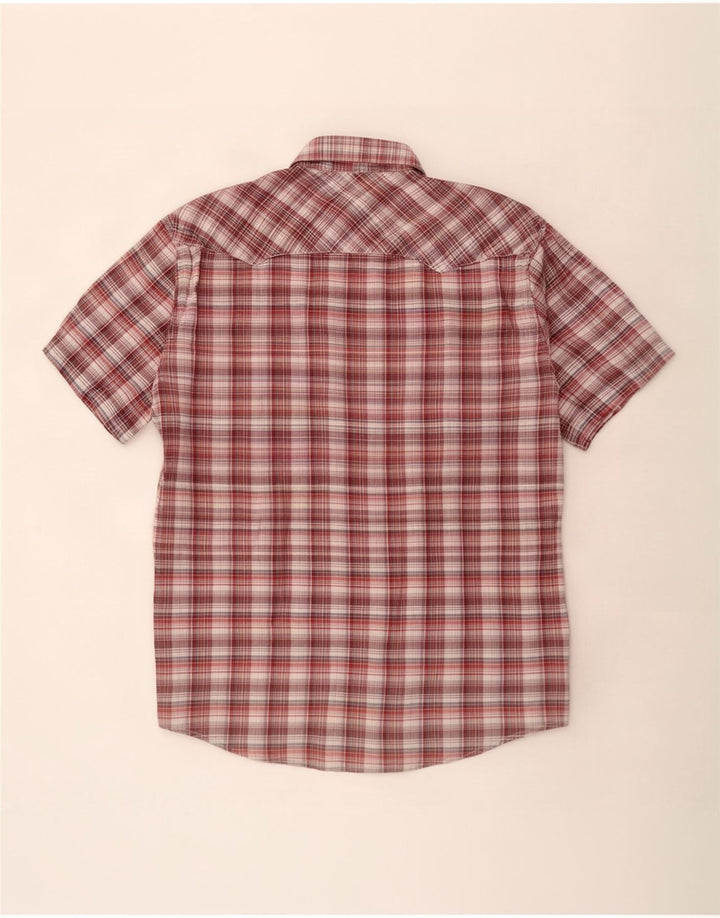 Levi's Chemise à Manches Courtes Homme XL Coton à Carreaux Marron