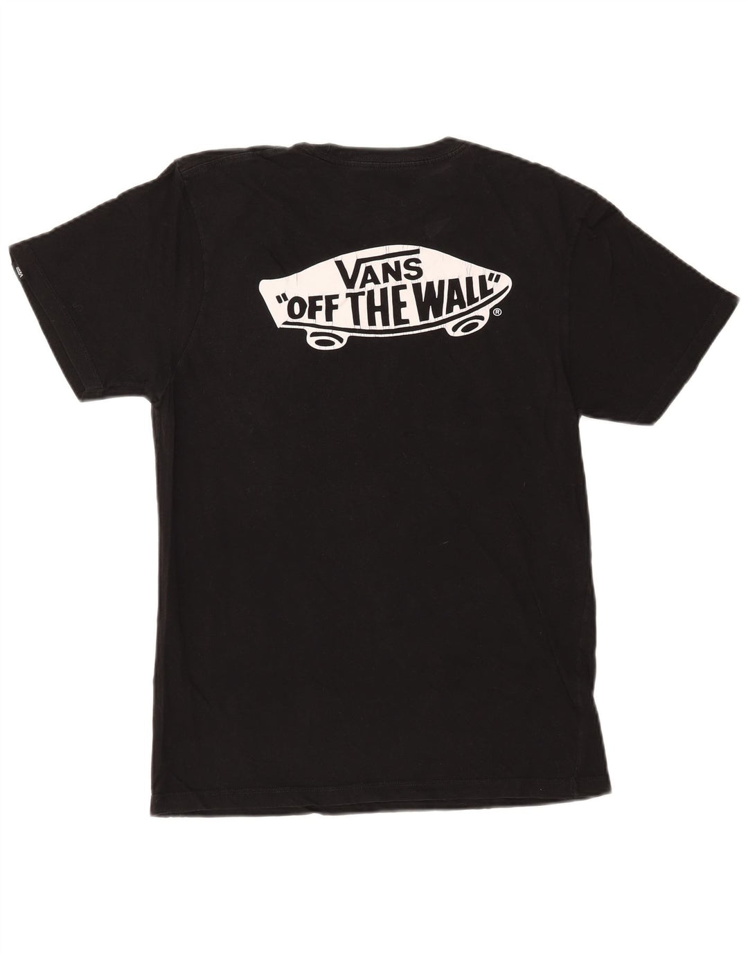 VANS T-shirt graphique ajusté sur mesure pour homme en coton noir moyen