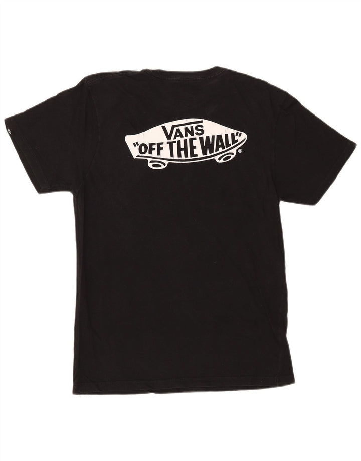 VANS T-shirt graphique ajusté sur mesure pour homme en coton noir moyen