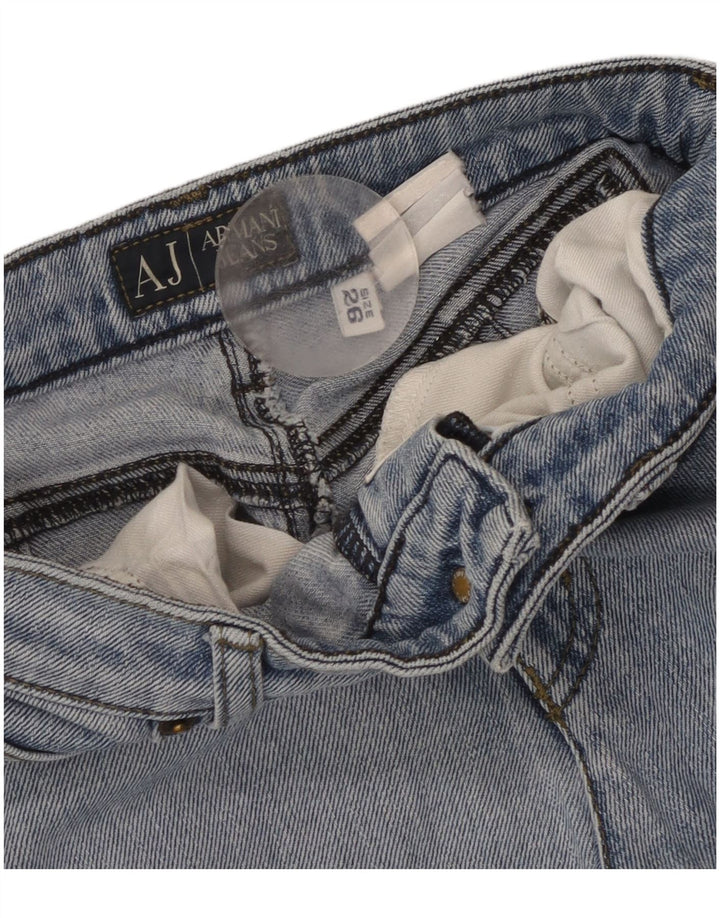 Armani Femme Jean Droit W26 L31 Bleu