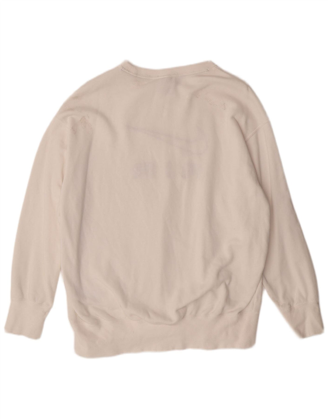 NIKE Sweat-shirt graphique coupe ample pour homme XS Blanc Coton