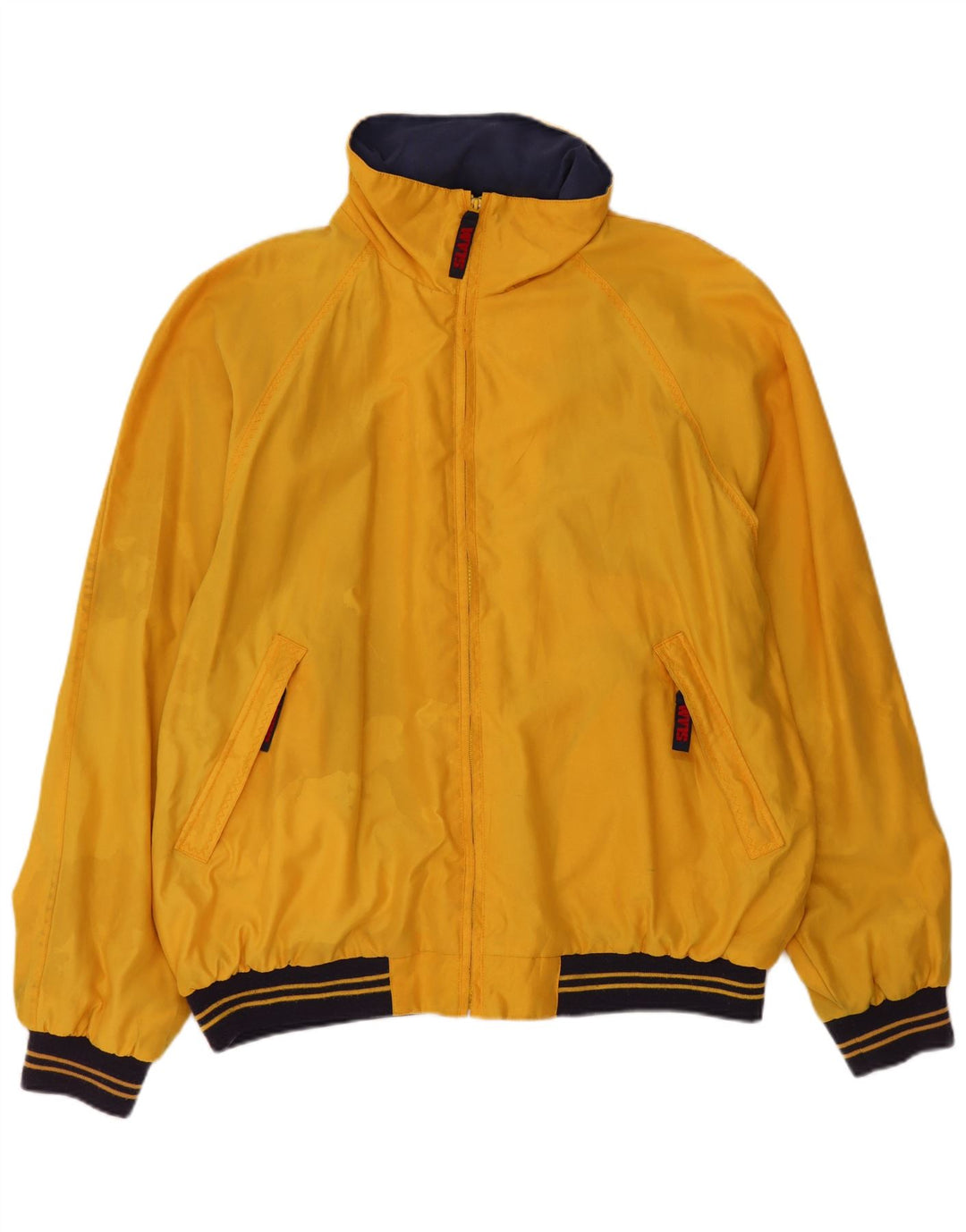 Slam Veste Bomber à Capuche Homme UK 44 2XL Jaune Colorblock Polyester