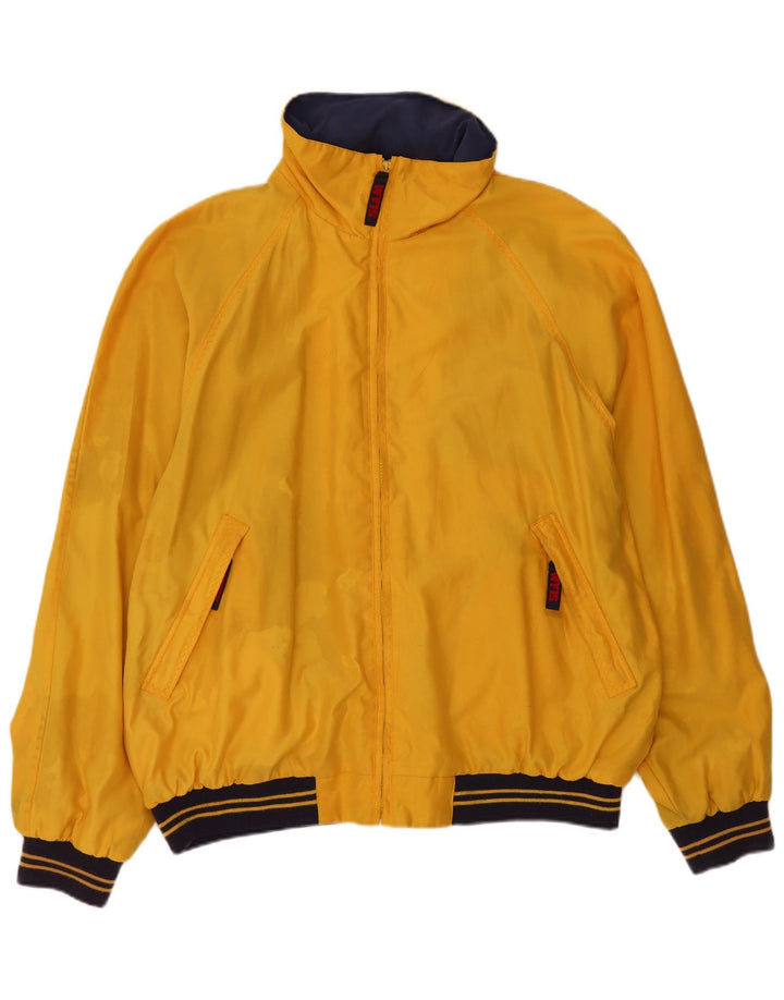 Slam Veste Bomber à Capuche Homme UK 44 2XL Jaune Colorblock Polyester