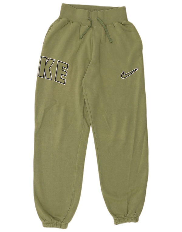 Nike Pantalon de survêtement graphique pour homme en coton vert XS