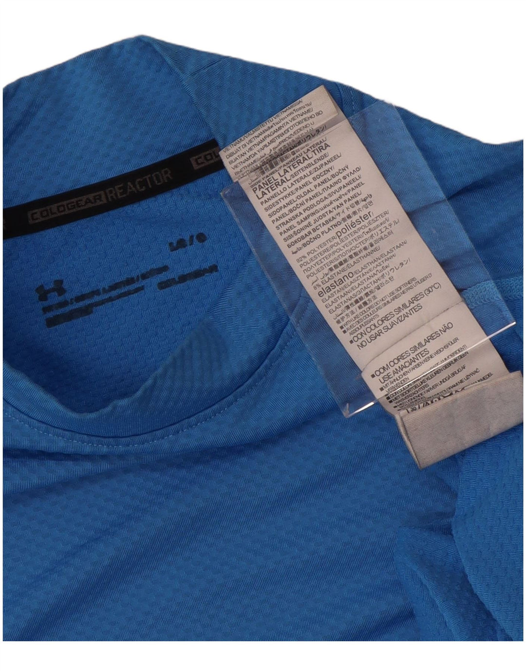 Under Armour Haut à Manches Longues Homme Bleu Polyester