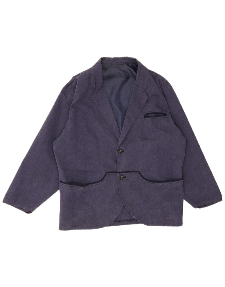 Veste Blazer Vintage Homme 2 Boutons IT 48 Bleu Marine Moyen