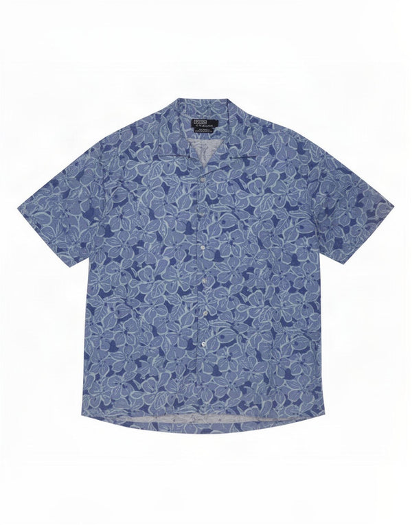Polo Ralph Lauren Chemise hawaïenne à manches courtes Caldwell pour homme 2XL Bleu floral