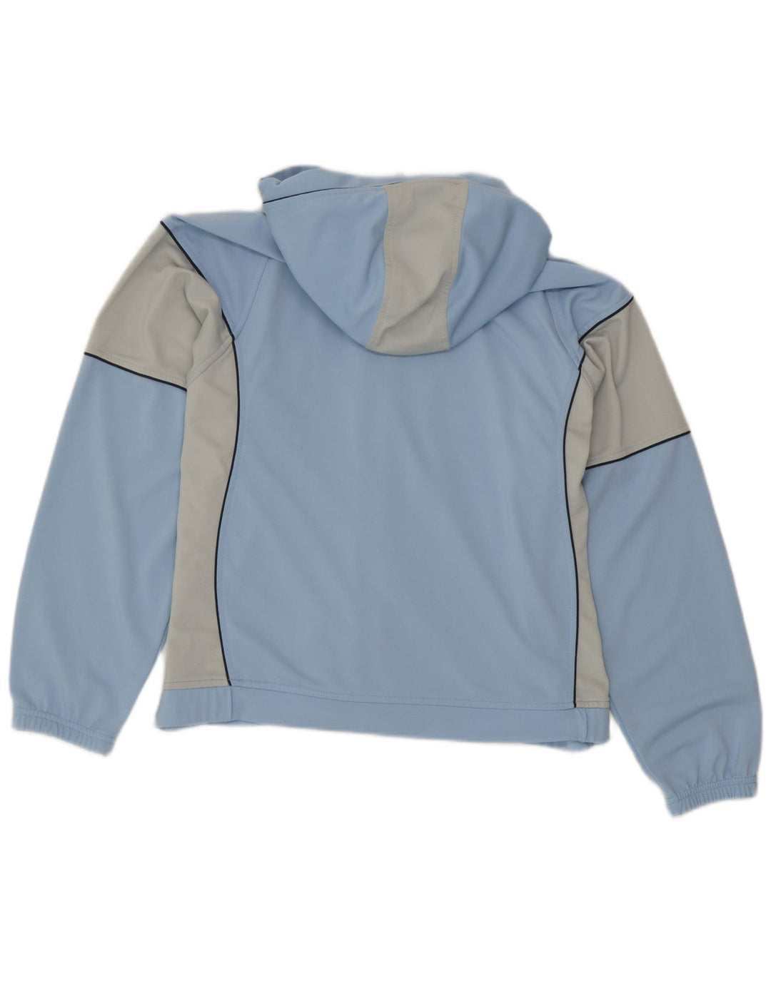 Champion Veste de Survêtement à Capuche Homme Bleu Moyen Polyester Colorblock
