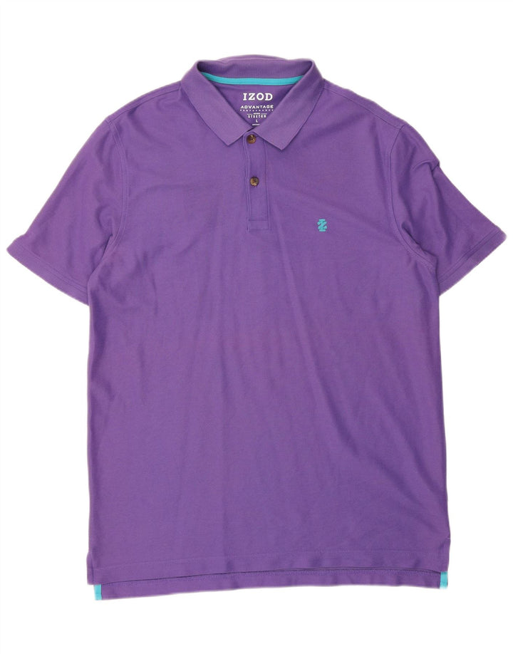Izod Polo Homme Grand Violet Coton
