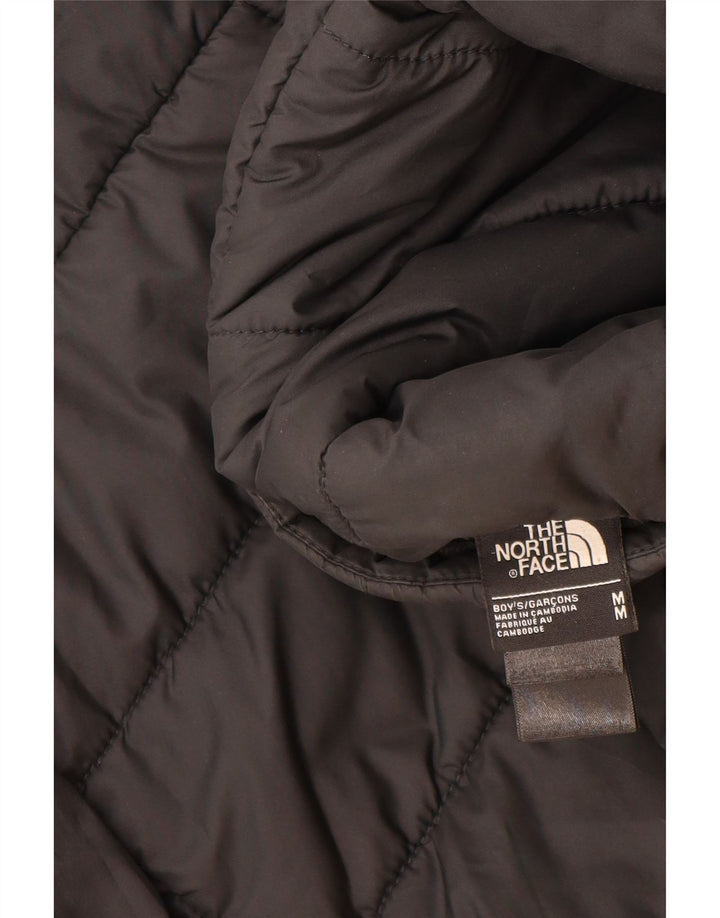 The North Face Veste matelassée réversible à capuche pour garçon 9-10 ans Noir moyen
